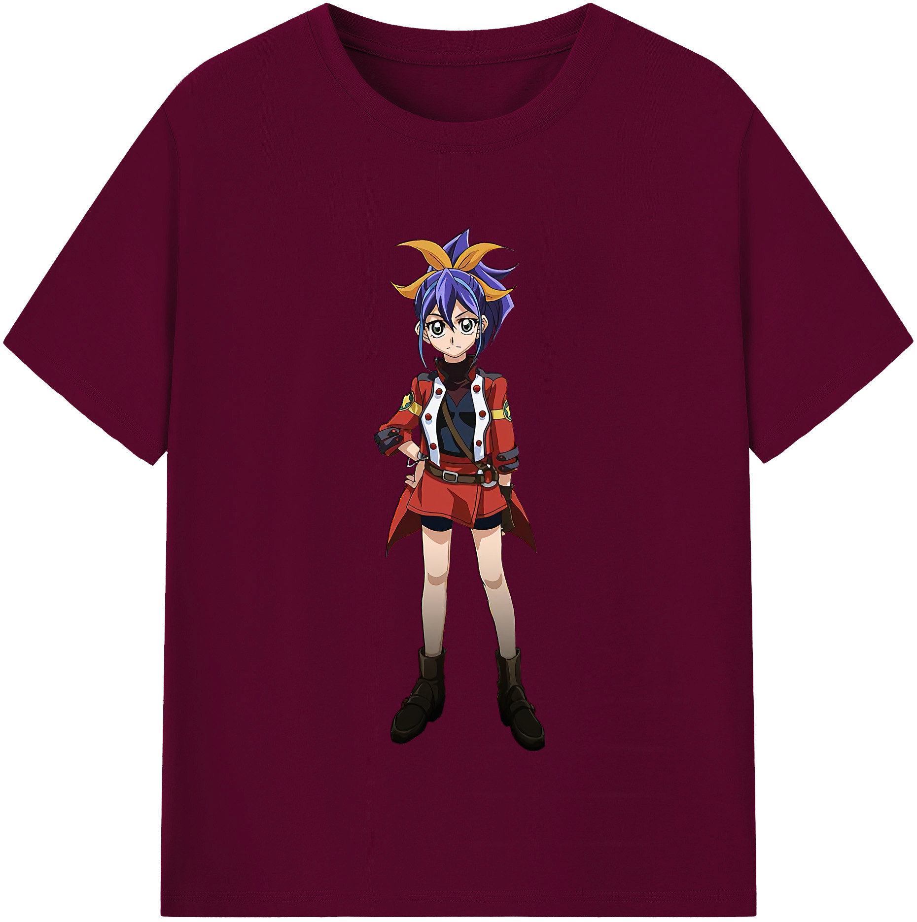 （画像用） 遊☆戯☆王 Yu-Gi-Oh! レディースカジュアルプリントTシャツ（綿100％）